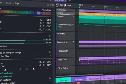 Waveform Free 14 digital audio workstation interface by Tracktion