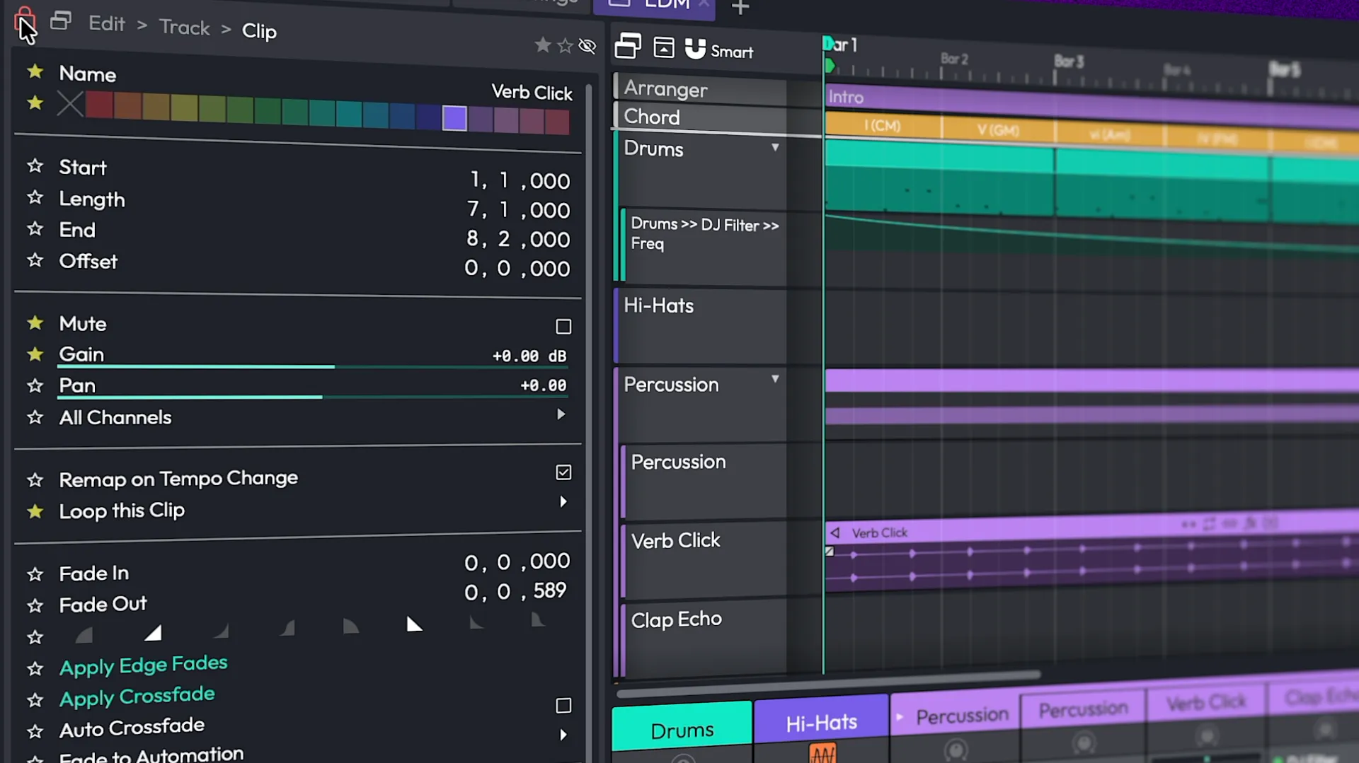 Waveform Free 14 digital audio workstation interface by Tracktion