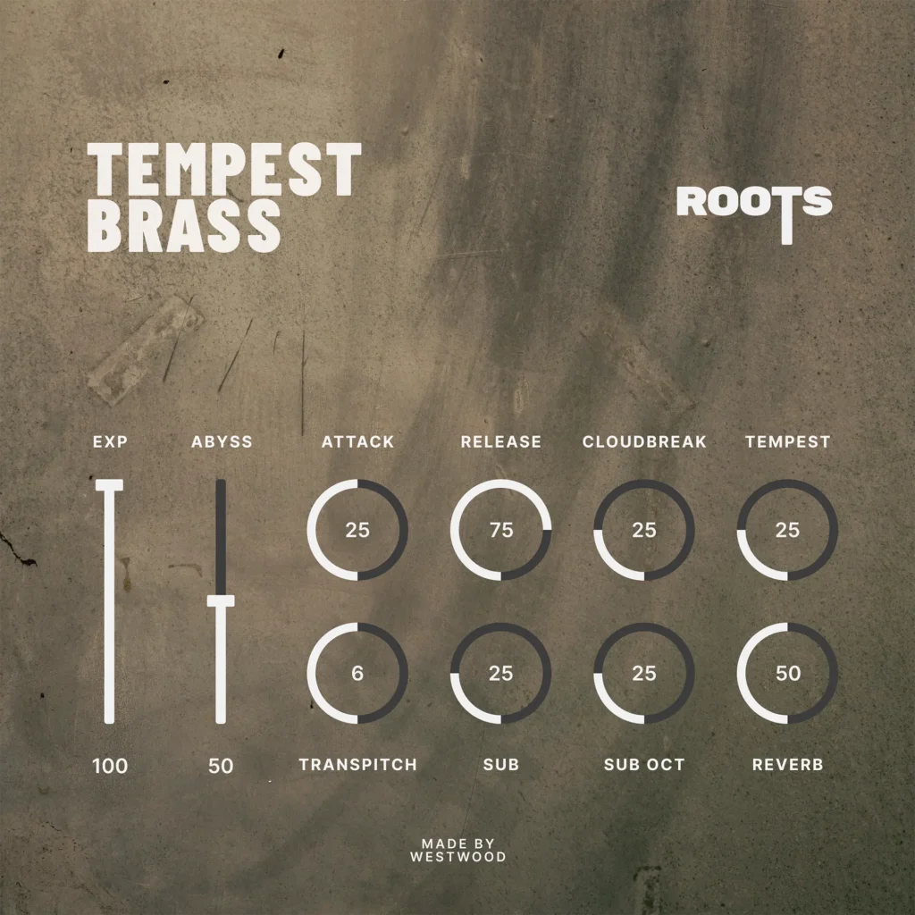 Roots Tempest Brass by Westwood Instruments free Kontakt brass library