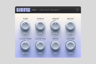 WOMB intro free 909-style kick drum synth plugin by 510k Arts