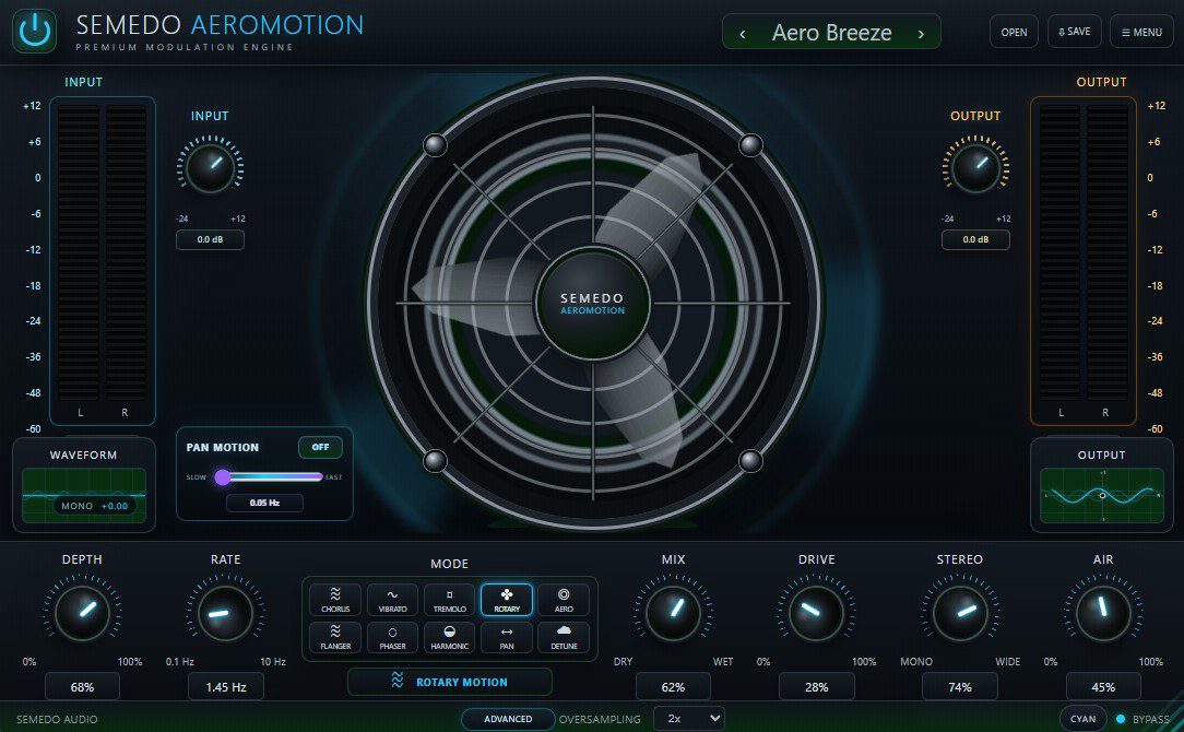 Semedo AEROMOTION free modulation VST plugin