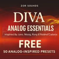 DIVA Analog Essentials 50 free U-He Diva presets