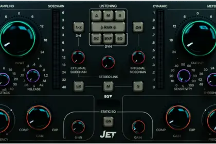 Jet free dynamic EQ plugin by Acustica Audio