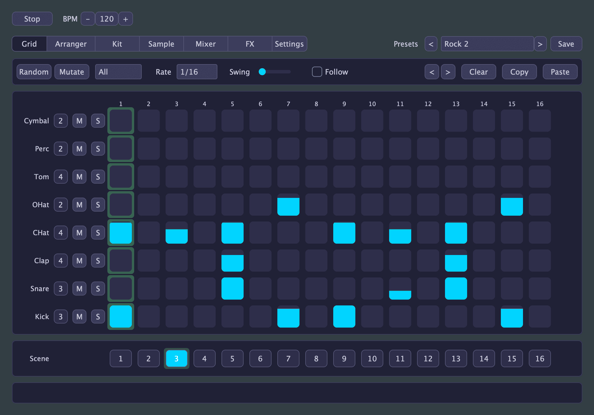Little Drum Machine free drum VST plugin by Snorkel Audio