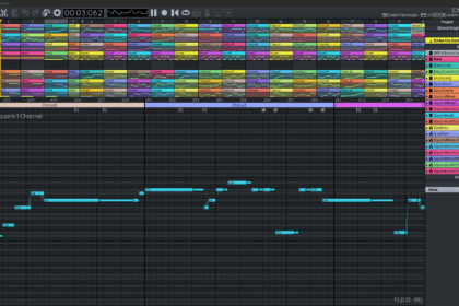 FamiStudio free chiptune DAW main interface