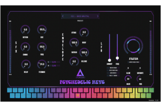 Psychedelic Keys Lite free virtual instrument by LFOAudio