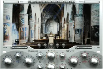 Silver free reverb plugin by Acustica Audio