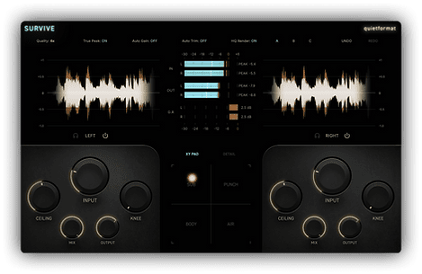 SURVIVE free clipping VST3 plugin by quietformat