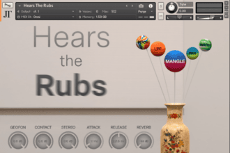 Hears The Rubs Kontakt instrument interface