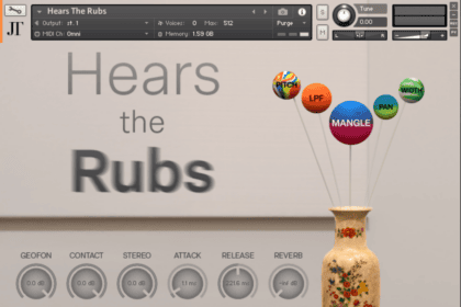 Hears The Rubs Kontakt instrument interface