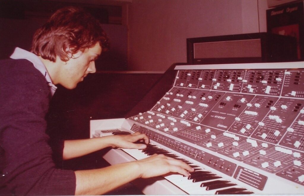 Original CRB Uranus synthesizer being played