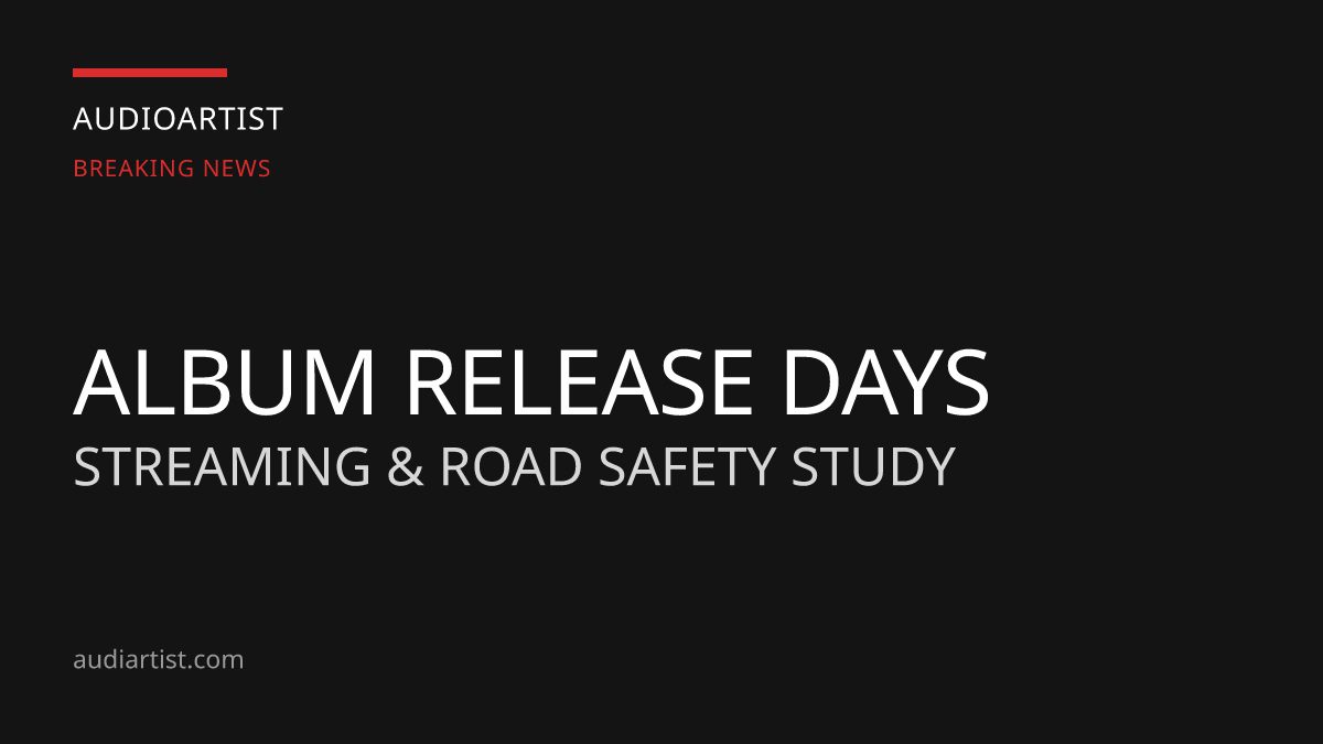 Album release days streaming and road safety study