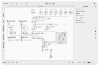 plugdata free visual audio programming VST plugin interface