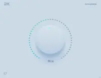 Atmospheres free reverb plugin interface by ZAK Sound