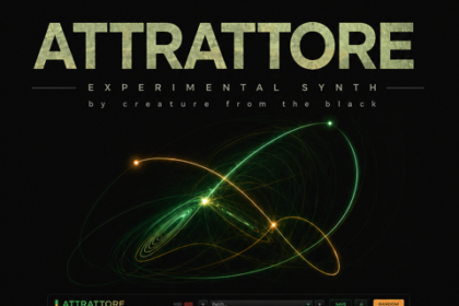 Attrattore free VST3 official plugin visual by Creature From The Black
