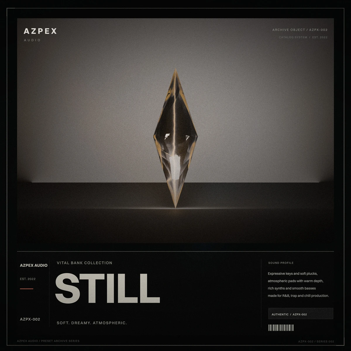 STILL by AZPEX AUDIO: 110 Free Vital Presets for Lo-Fi, R&B and Trap