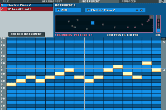Bosca Ceoil Blue free music sequencer interface