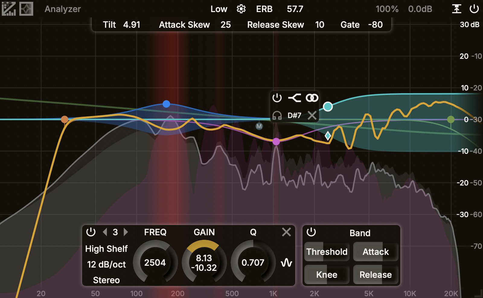 ZL Spectrum Equalizer free dynamic spectral EQ plugin interface
