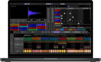 Serato Studio Free beatmaking DAW interface with sampler, drum sequencer and song arrangement