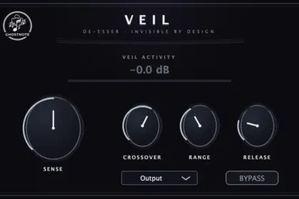 VEIL free de-esser VST3 plugin by Ghostnote Supply