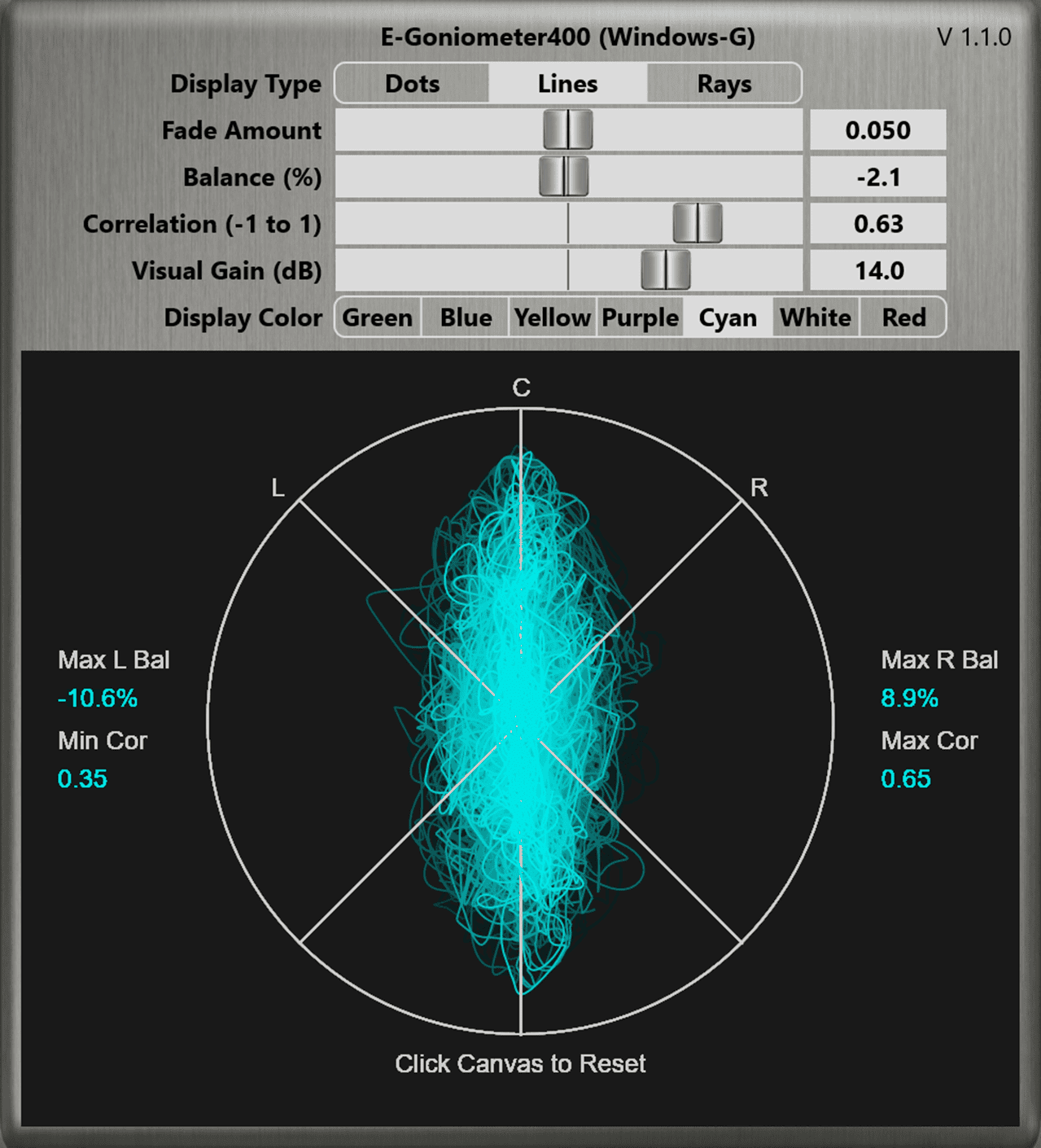 VST3: E-Goniometer400 (Windows-G) - FREE