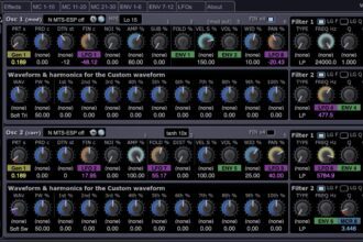 JS80P free open-source expressive synthesizer VST3 plugin