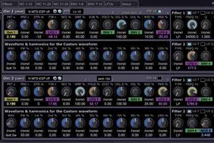 JS80P free open-source expressive synthesizer VST3 plugin
