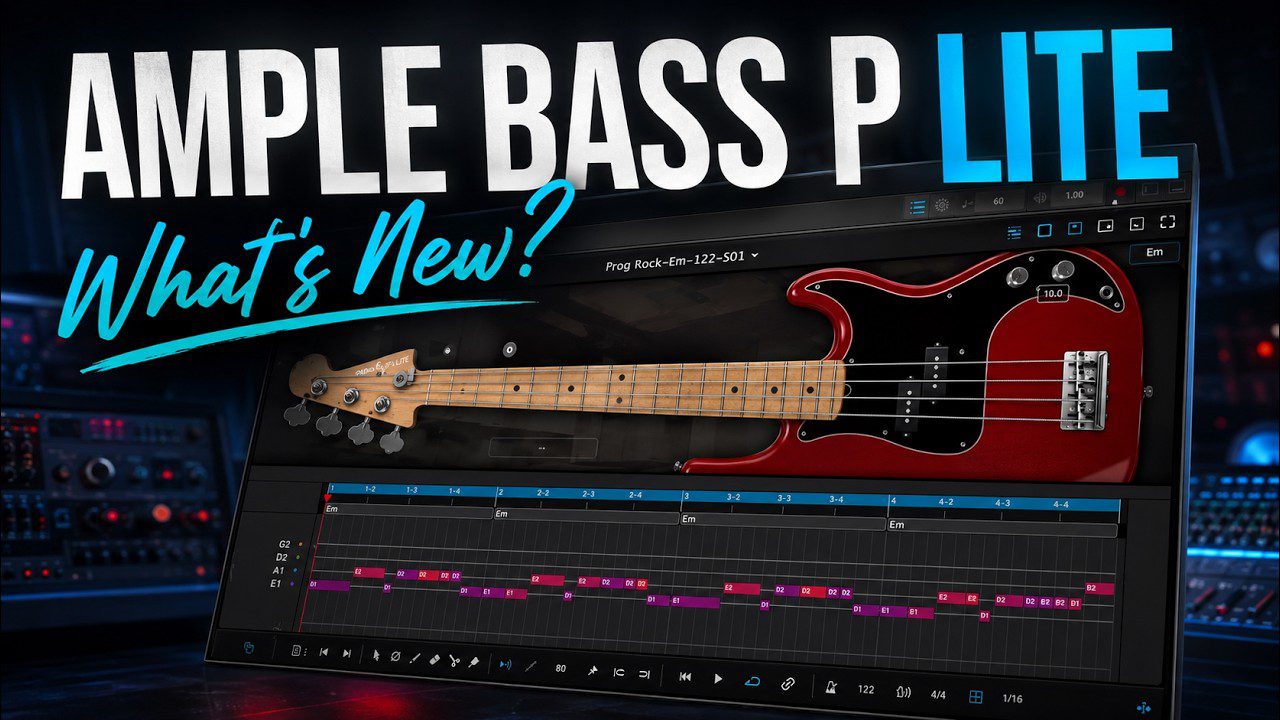 Ample Bass P Lite 4 free bass VST instrument