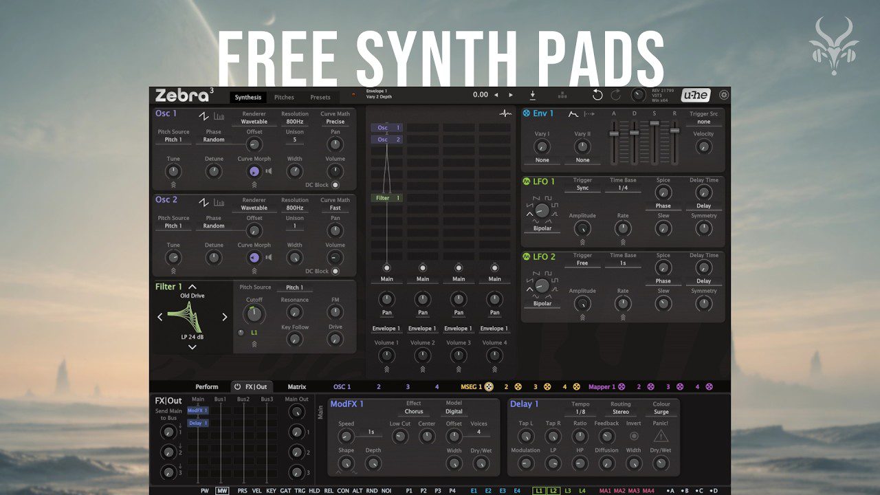 Codex Pale Horizon Zebra 3 presets demonstration