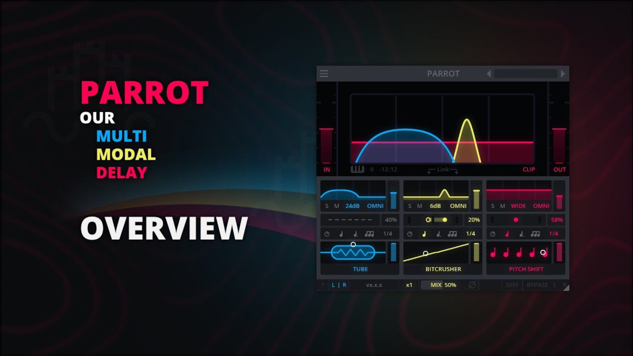 PARROT free multiband delay VST plugin by Darkpalace Studio