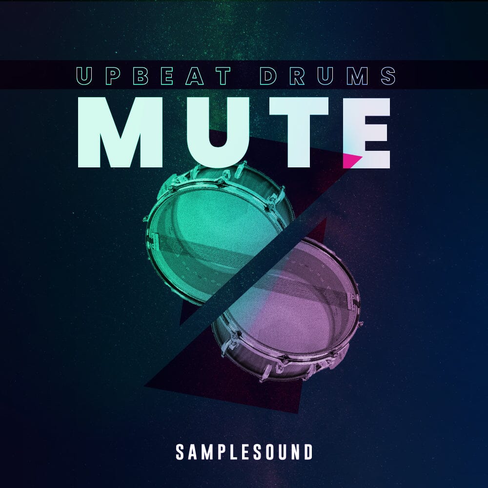 MUTE Upbeat Drums free drum sample pack by Samplesound