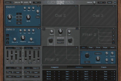 Odin 2 free open-source synthesizer plugin interface
