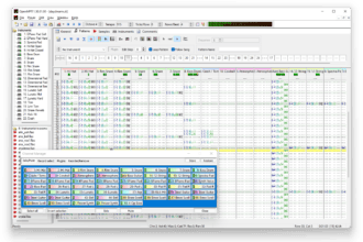 OpenMPT free tracker DAW pattern editor interface