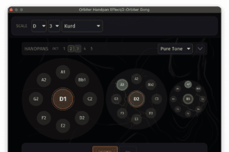 Orbiter Handpan free physically modelled acoustic handpan VST plugin