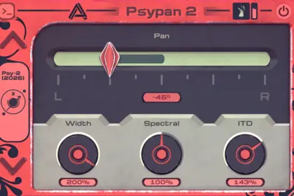 Psypan 2 Free stereo panning and binaural processing plugin by Auburn Sounds
