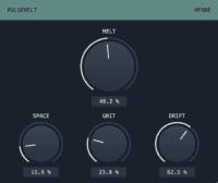 PULSEMELT by MFKNE free VST3 delay reverb plugin