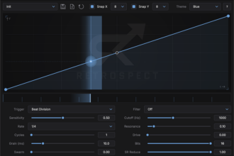 Retrospect by Conceptual Machines free time-warping VST plugin interface