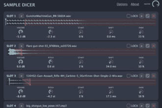 Sample Dicer free four-layer sampler VST plugin