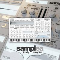 Samplea free sampler VST3 and AU interface by Cloudy Samples