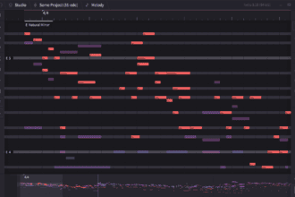 Helio free MIDI DAW and music sequencer Piano Roll interface