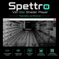 SPETTRO GLSL audio reactive visualizer official visual by Creature From The Black