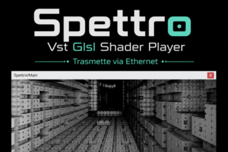 SPETTRO GLSL audio reactive visualizer official visual by Creature From The Black