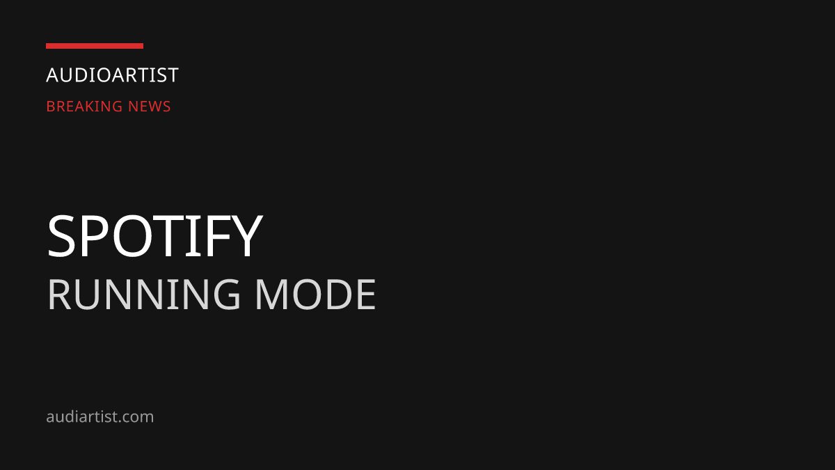 Spotify streaming service on a mobile device