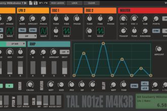 TAL-NoiseMaker free virtual analog synthesizer VST plugin interface