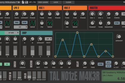 TAL-NoiseMaker free virtual analog synthesizer VST plugin interface