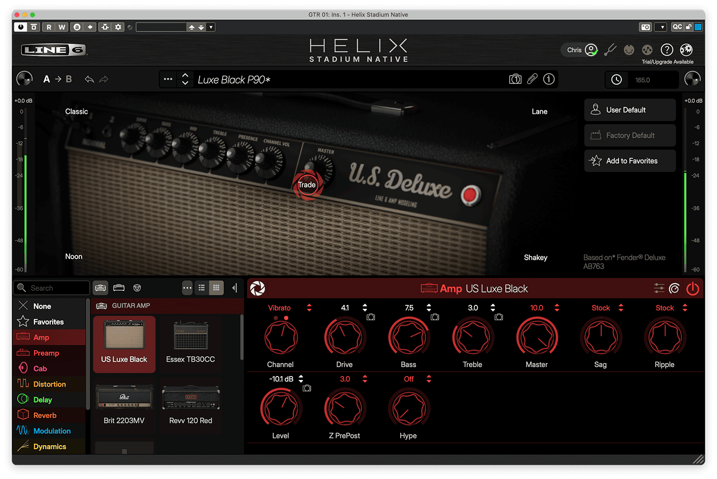 Line 6 Helix Stadium Native Intro free guitar amp and effects VST interface