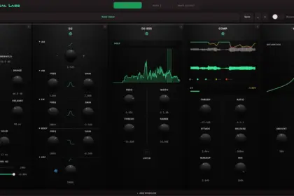 Vocal Labs free vocal channel strip VST by Delos DSP
